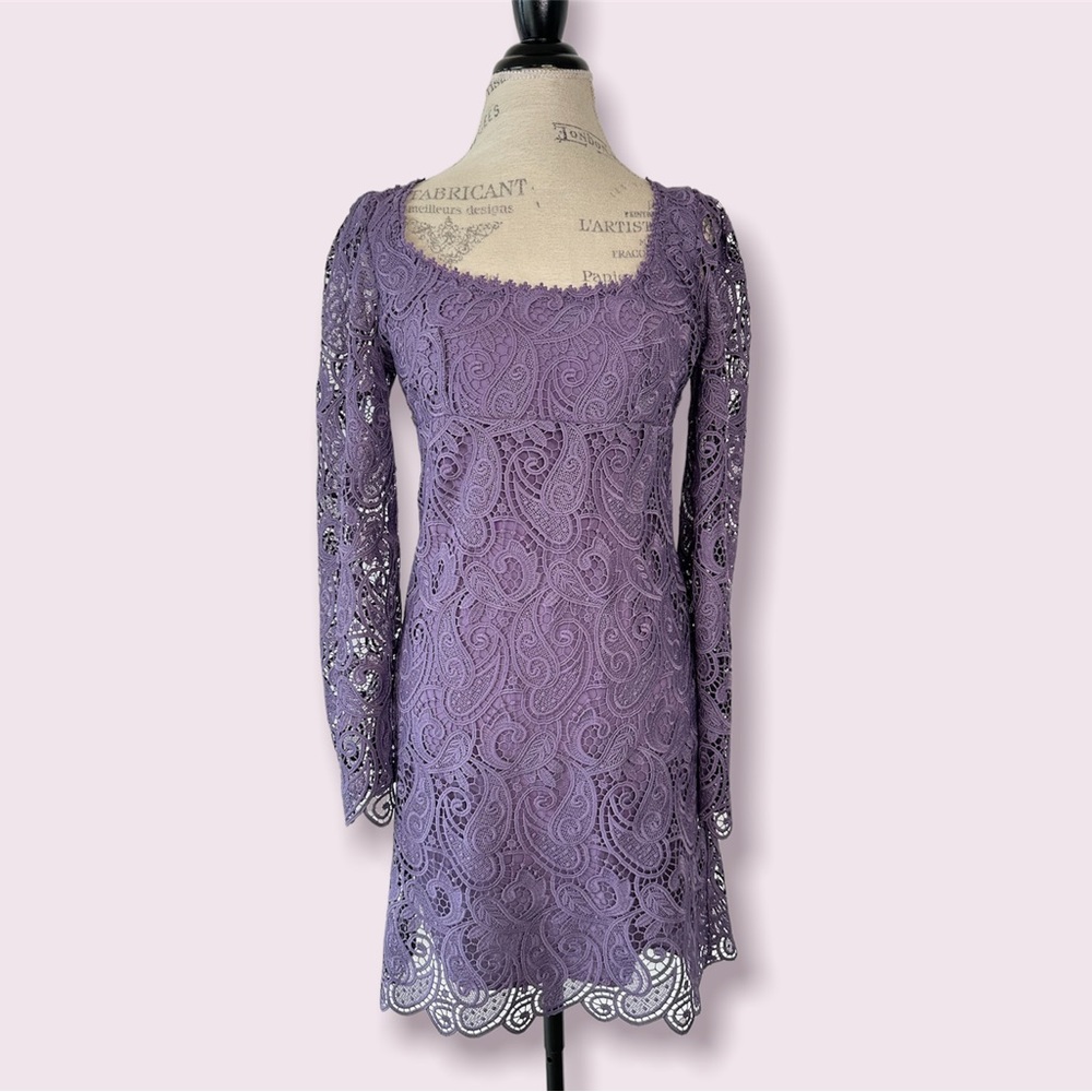 NWT Maeve Anthropologie Lace Long Sleeve Dress 4